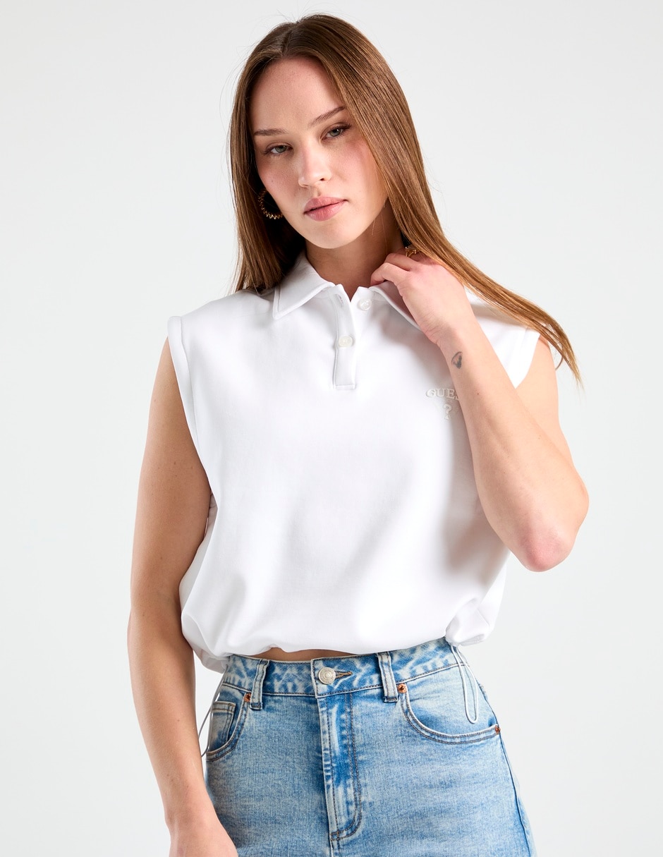 Playera tipo polo para mujer 2