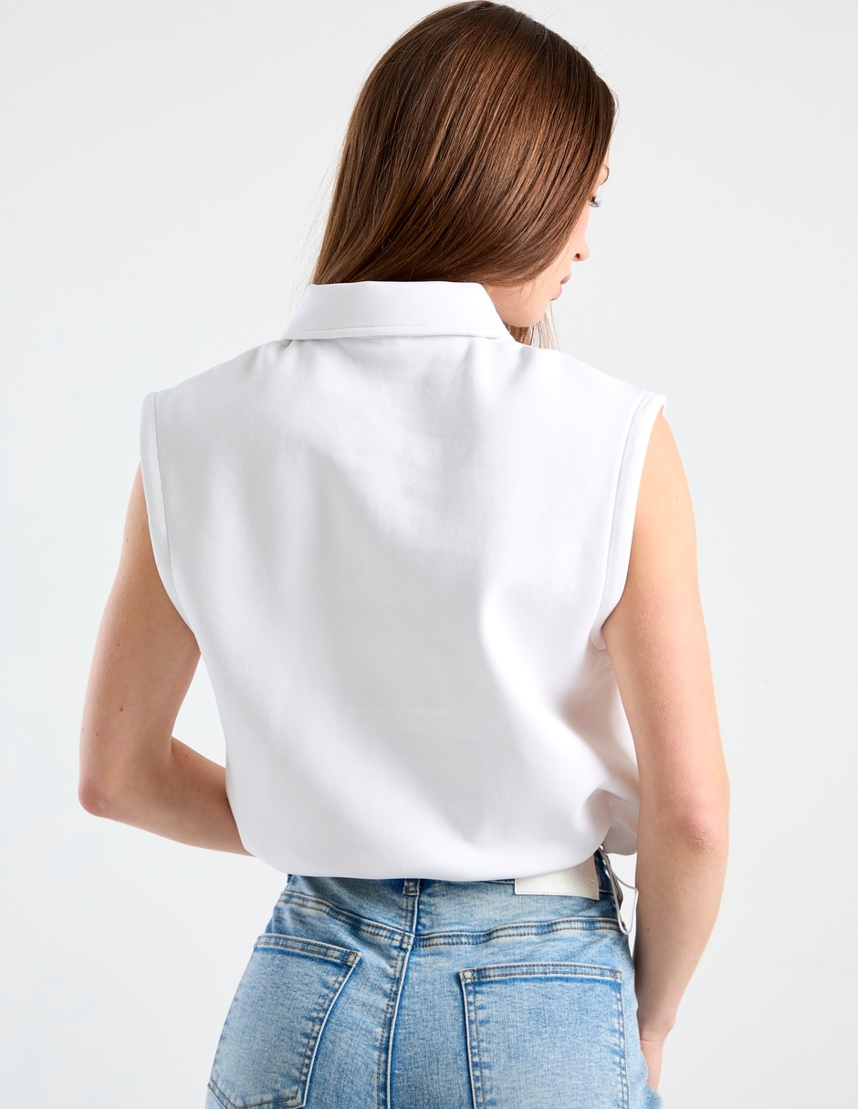 Playera tipo polo para mujer 6