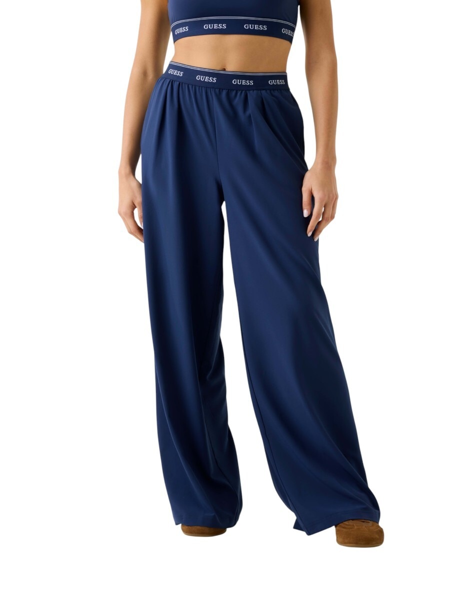 Pants regular con elástico para mujer Pants regular con elástico para mujer