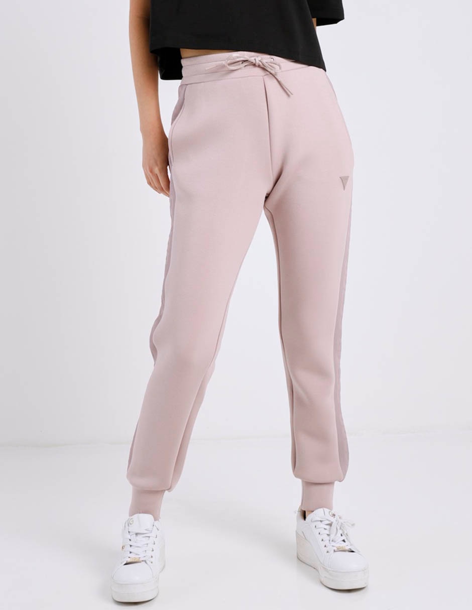 Pants slim con agujeta para mujer