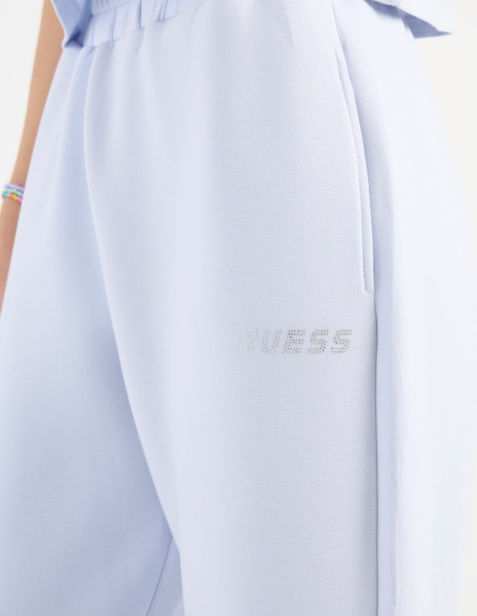 Pants regular con elástico para mujer 10