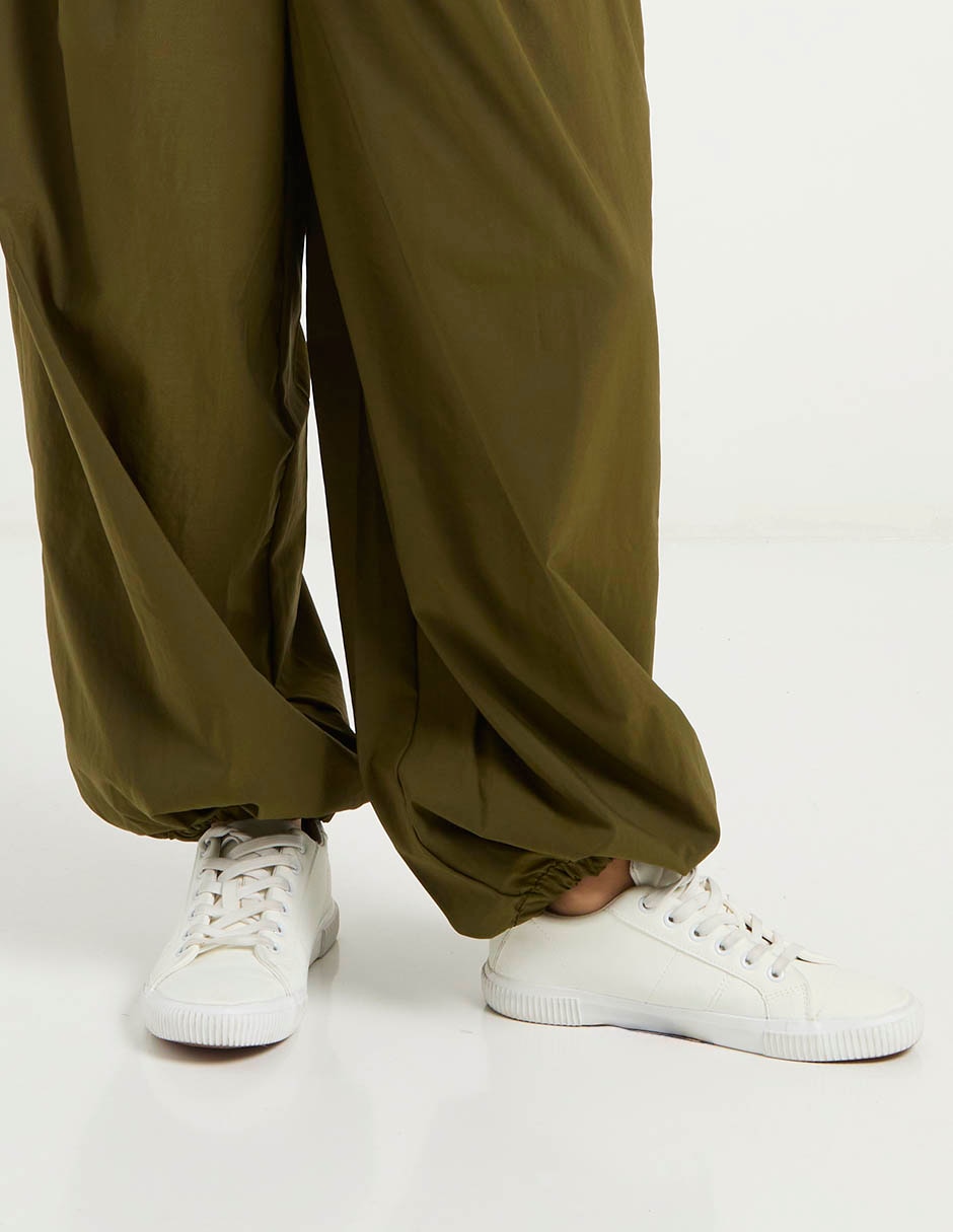 Pants amplio con elástico para mujer 10