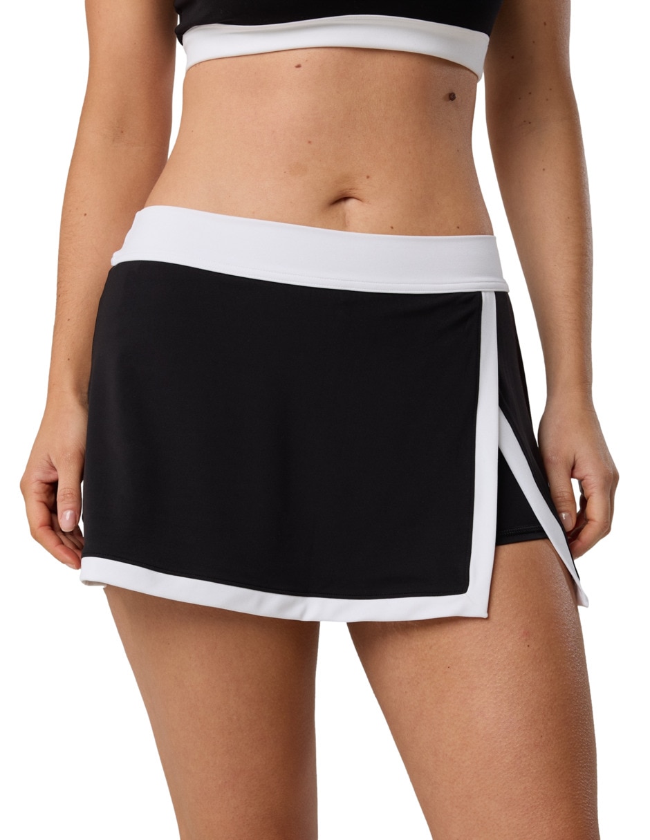 Falda short a la cintura 1