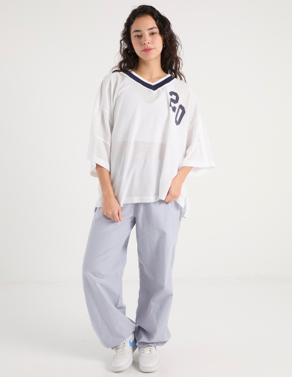 Playera manga 3/4 Offline By Aerie cuello V para mujer