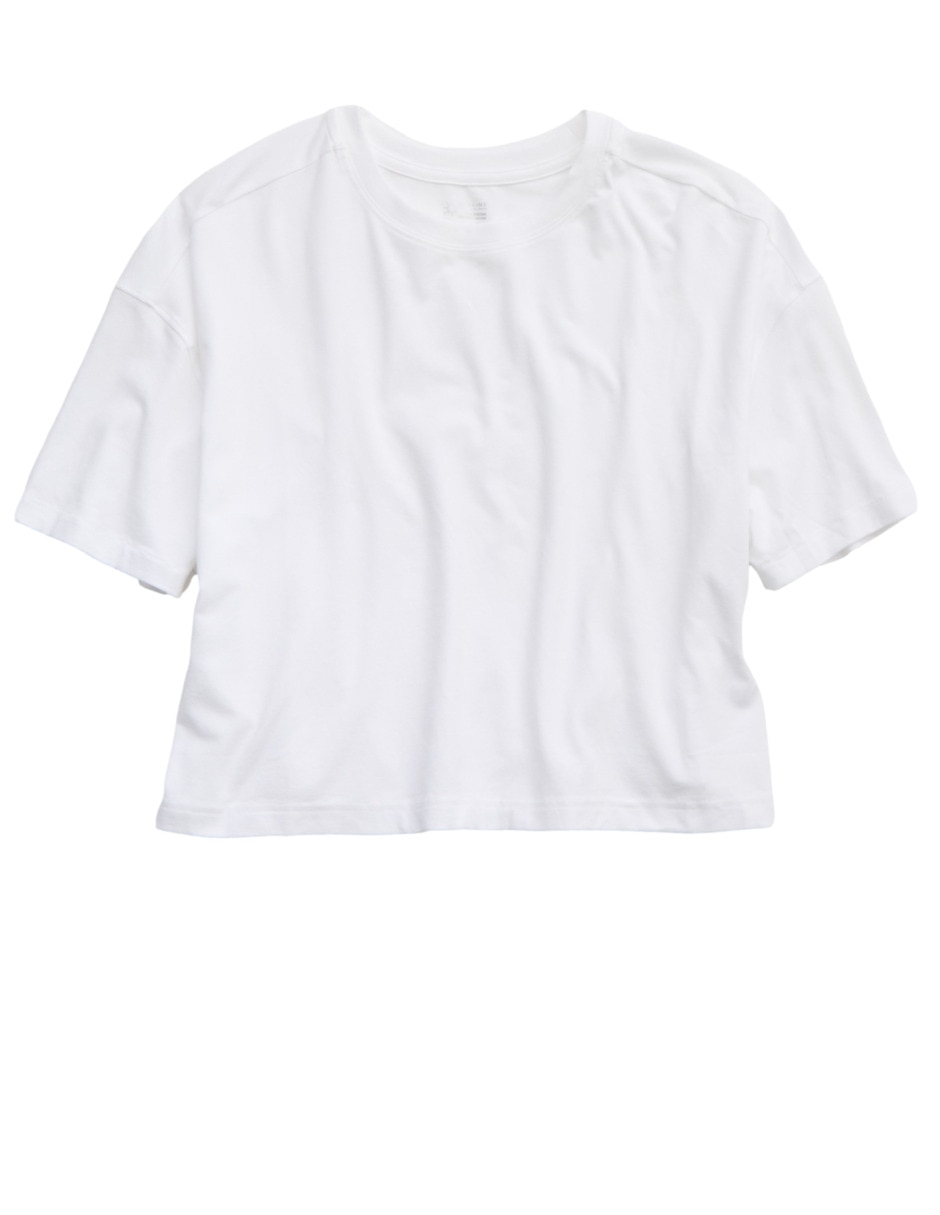 Playera manga corta Tees cuello redondo para mujer 3