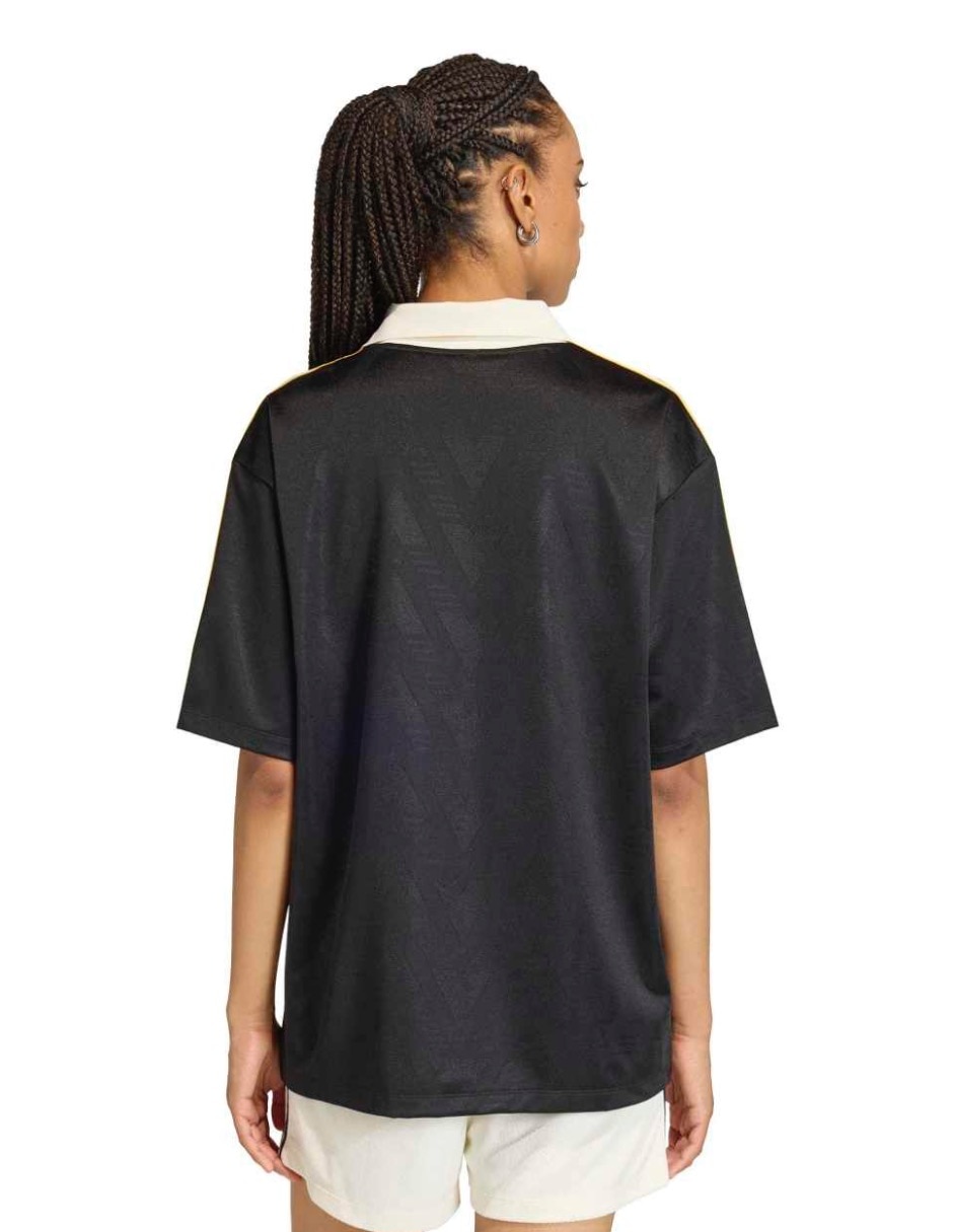 Playera manga corta adidas originals football jersey cuello v para mujer