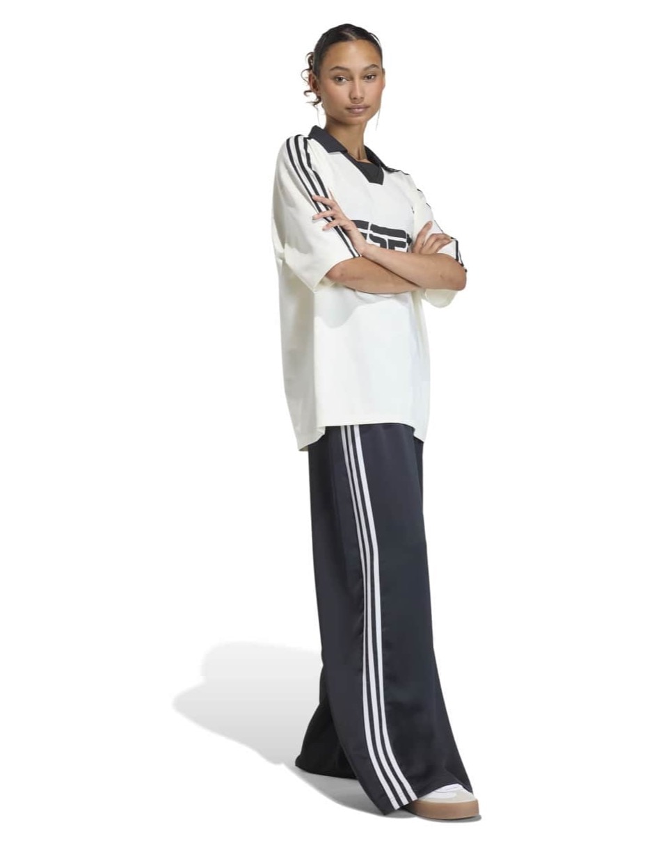 Playera manga corta Adidas Originals Football Jersey cuello camisero para mujer