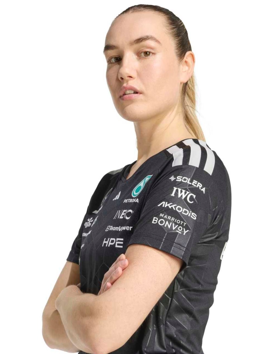 Playera manga corta cuello redondo para mujer 11