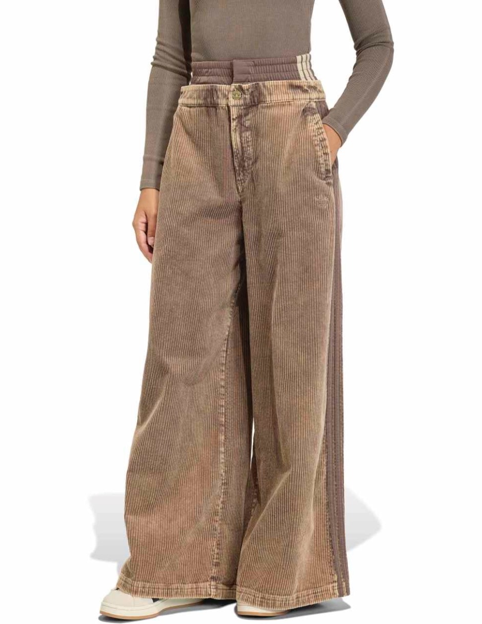 Pants regular con elástico para mujer