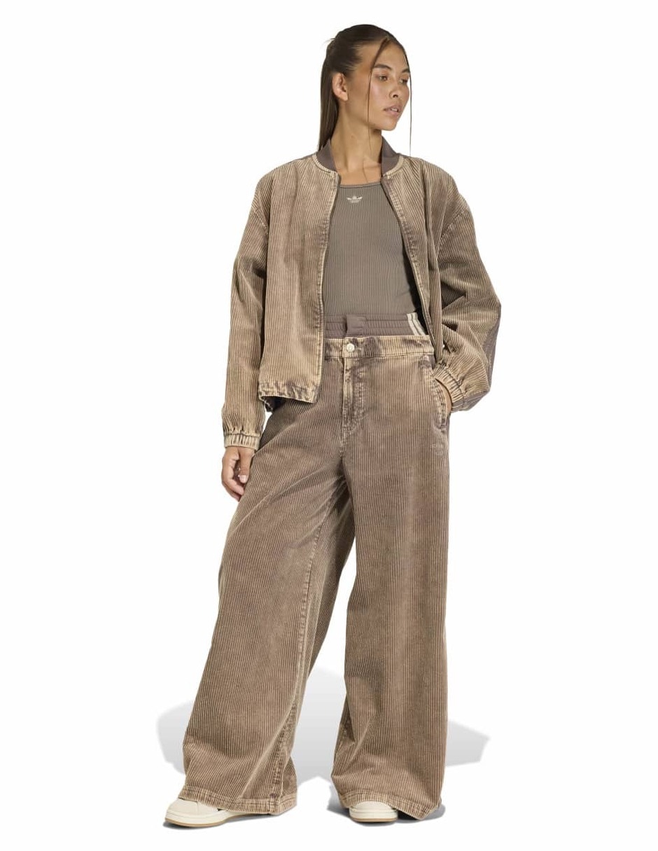 Pants regular con elástico para mujer 3