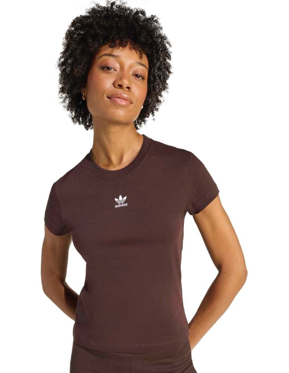 Playera manga corta Adidas Originals cuello redondo para mujer
