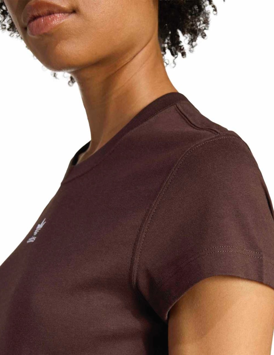 Playera manga corta Adidas Originals cuello redondo para mujer