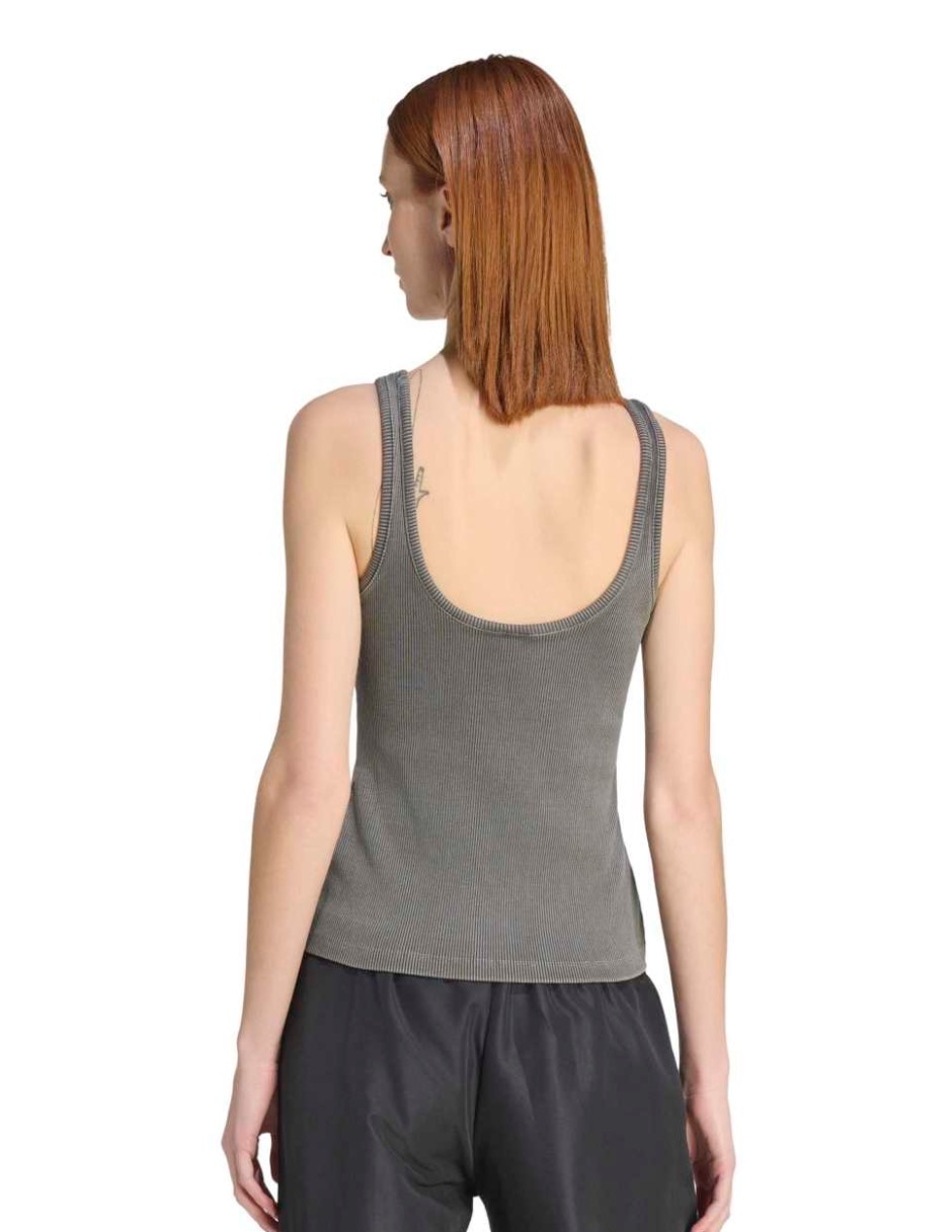 Playera manga corta adidas originals ess tnk cuello redondo para mujer