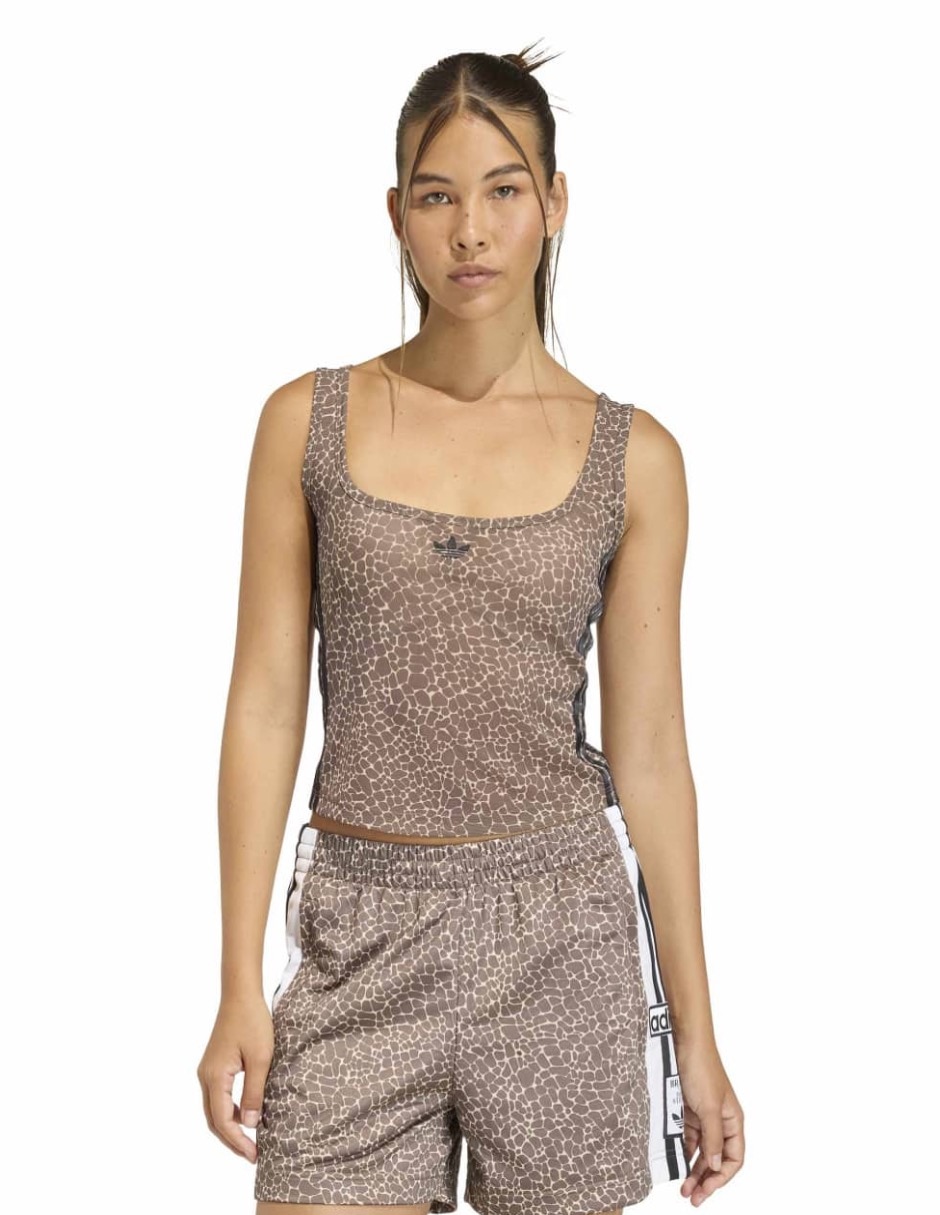 Playera tank Aop Tank Top cuello cuadrado para mujer
