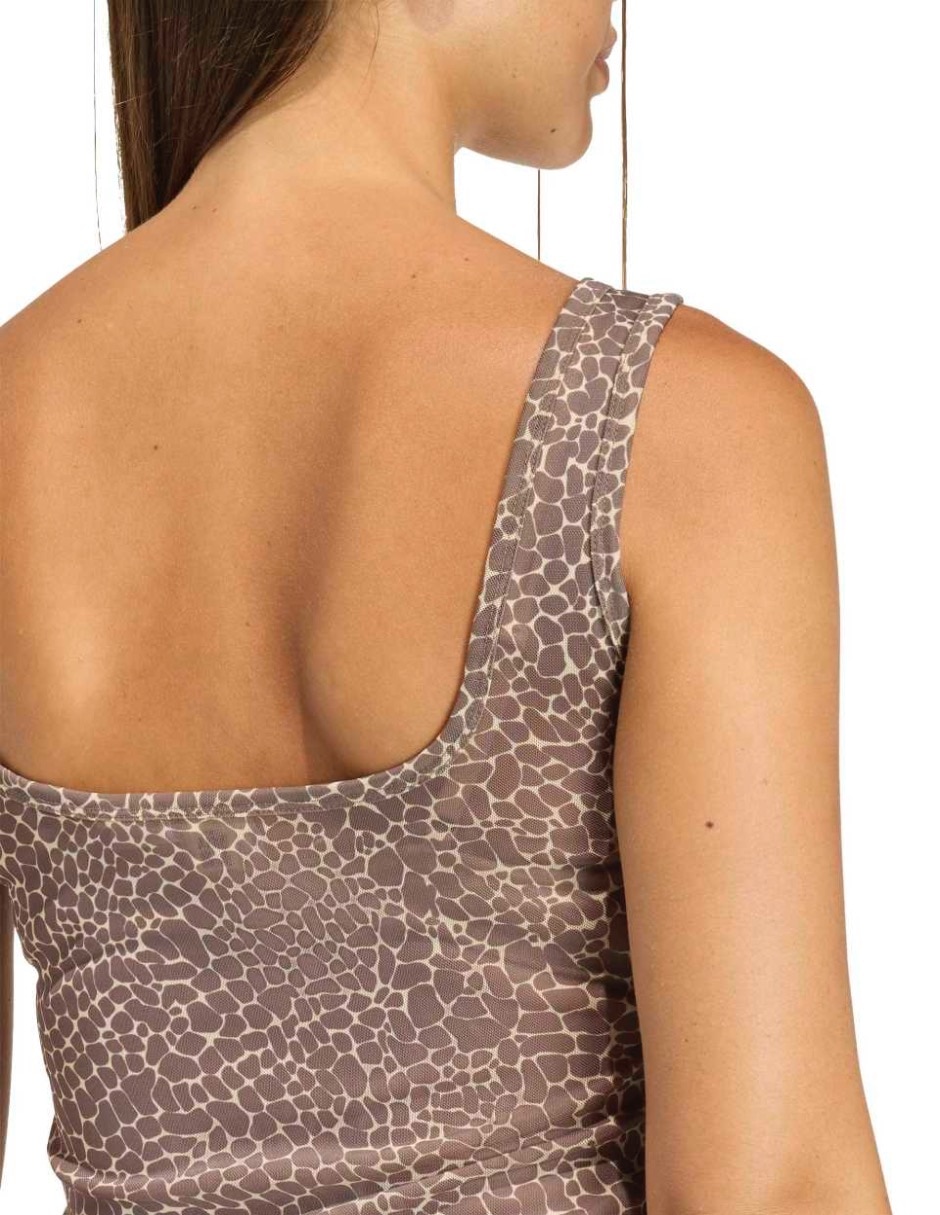 Playera tank Aop Tank Top cuello cuadrado para mujer 6
