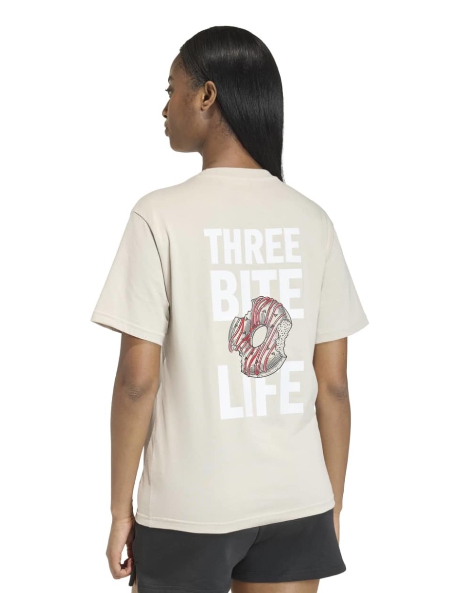Playera manga corta cuello redondo para mujer 3