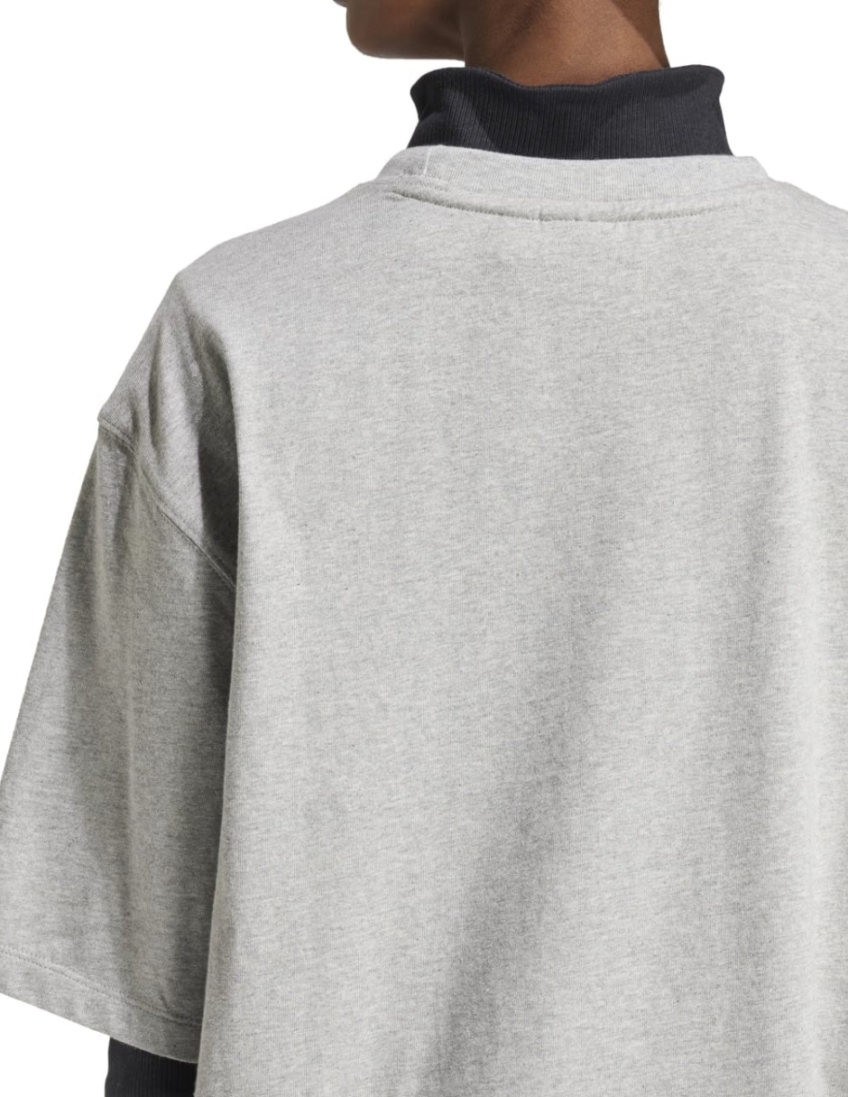 Playera manga al codo Adidas Originals cuello redondo para mujer