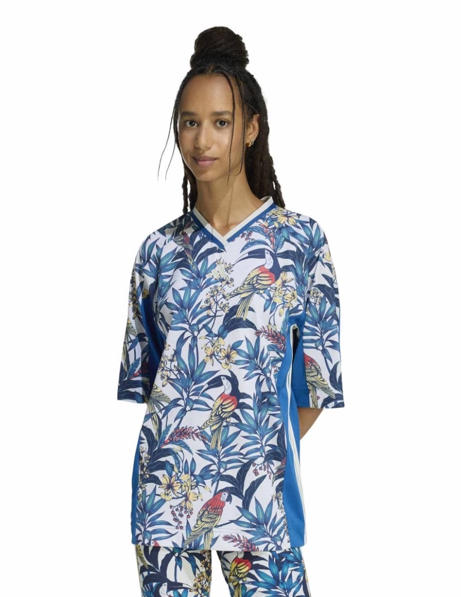 Playera manga corta Adidas Originals cuello redondo para mujer