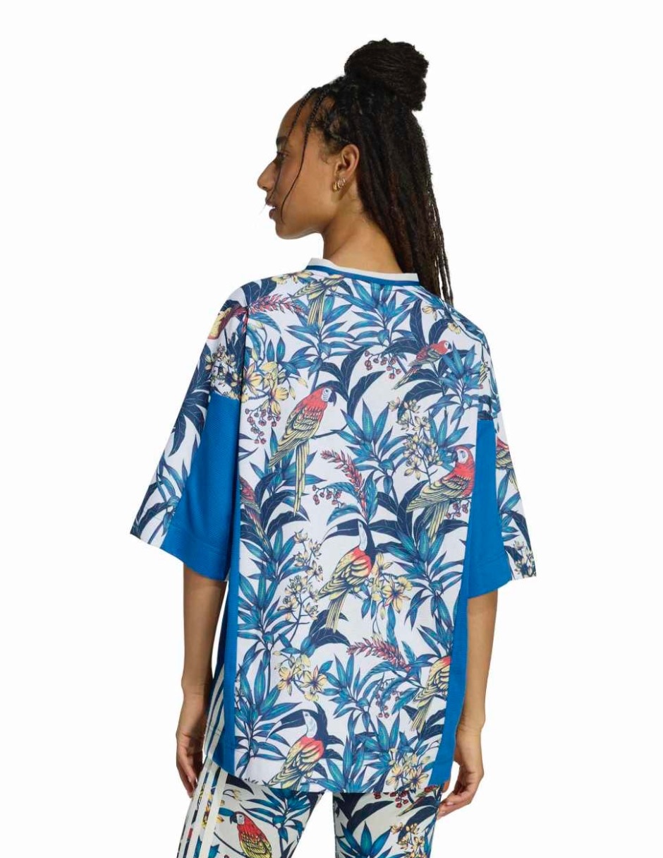 Playera manga corta Adidas Originals cuello redondo para mujer