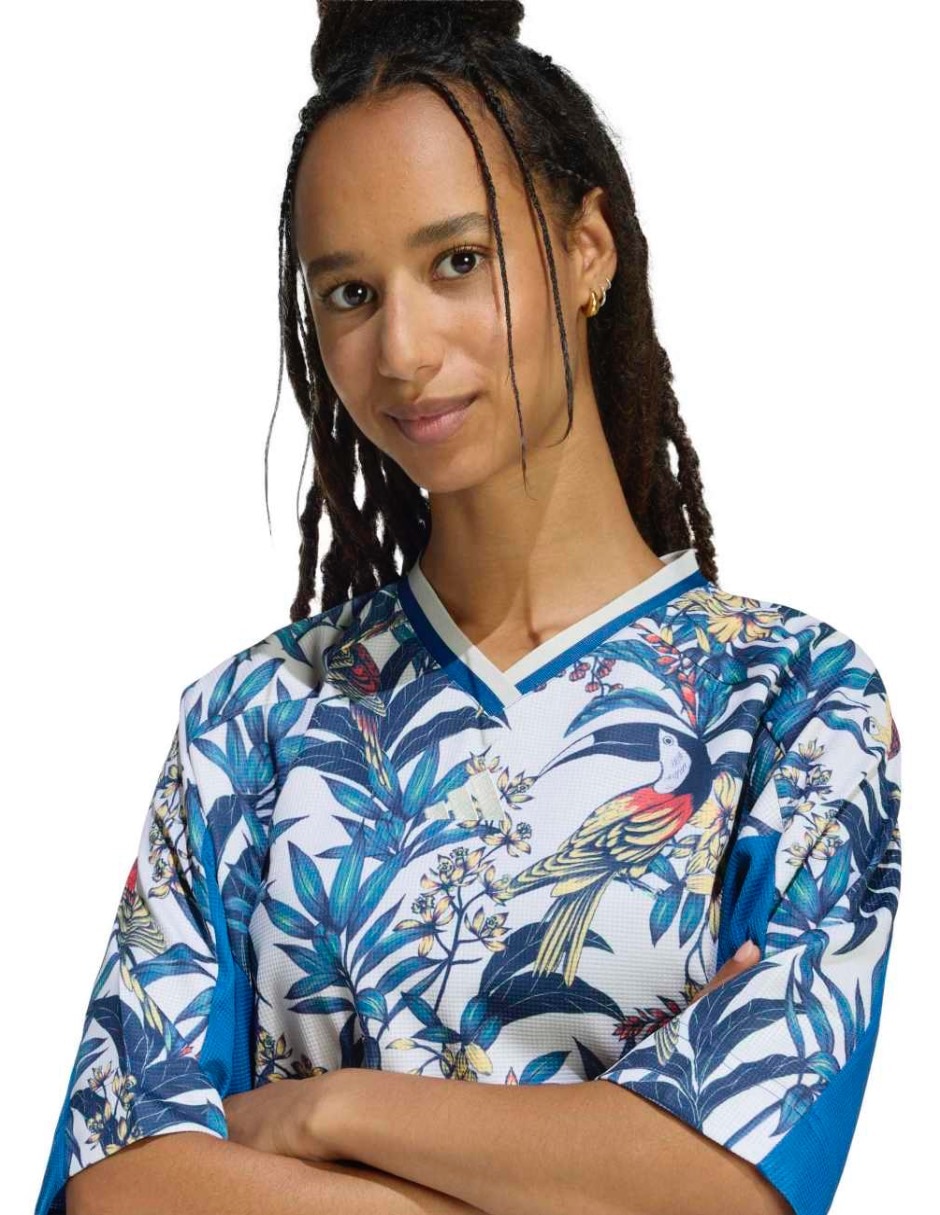 Playera manga corta Adidas Originals cuello redondo para mujer