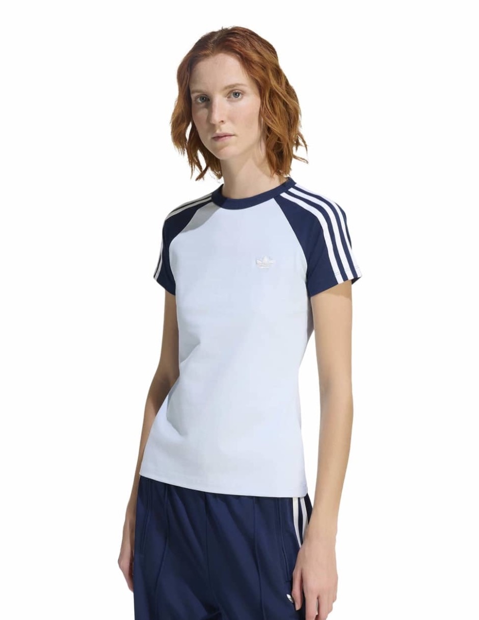 Playera manga corta cuello redondo para mujer Playera manga corta cuello redondo para mujer