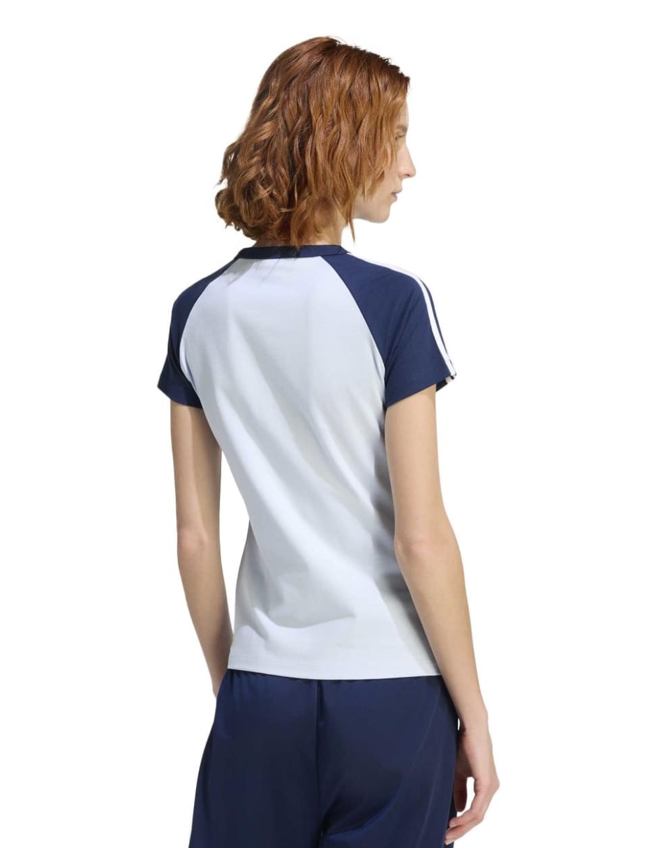 Playera manga corta cuello redondo para mujer 3