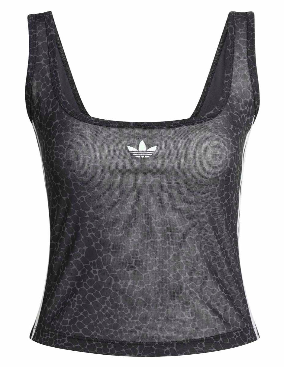 Playera tank sin manga cuello cuadrado para mujer 2