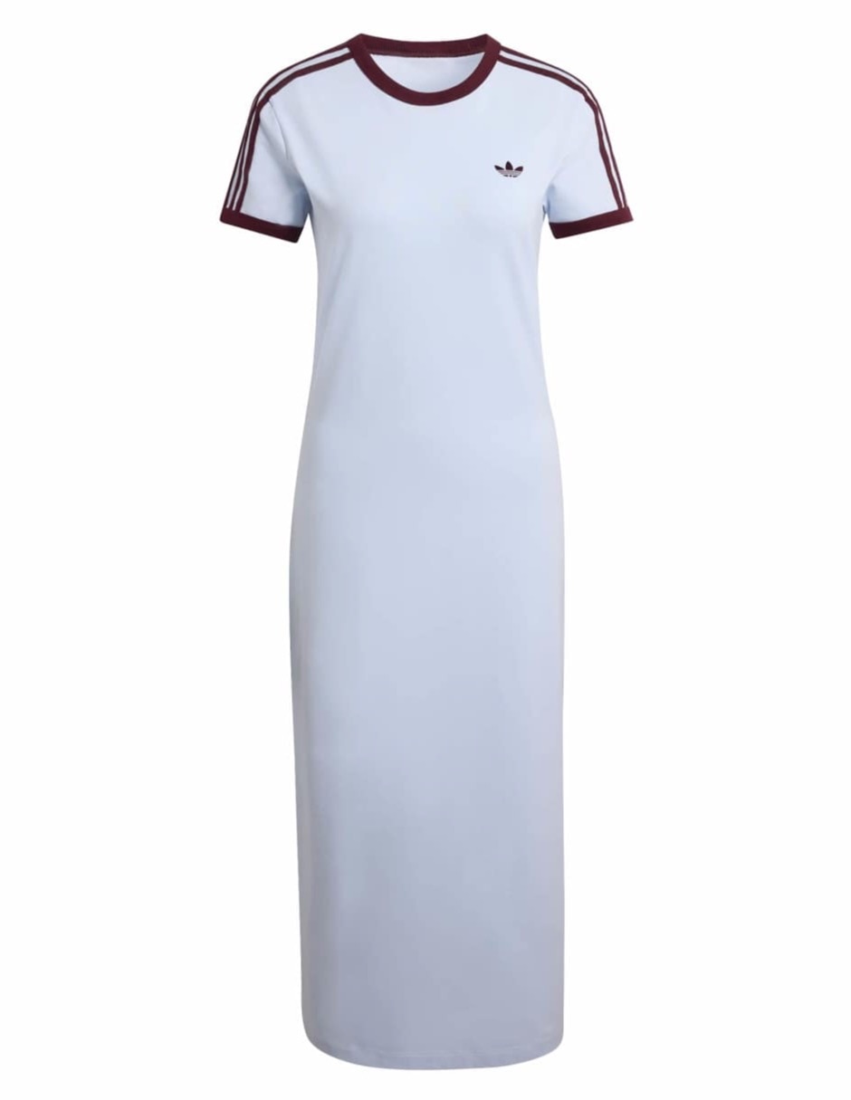 Vestido crop casual Adidas Originals 3 stripes para mujer