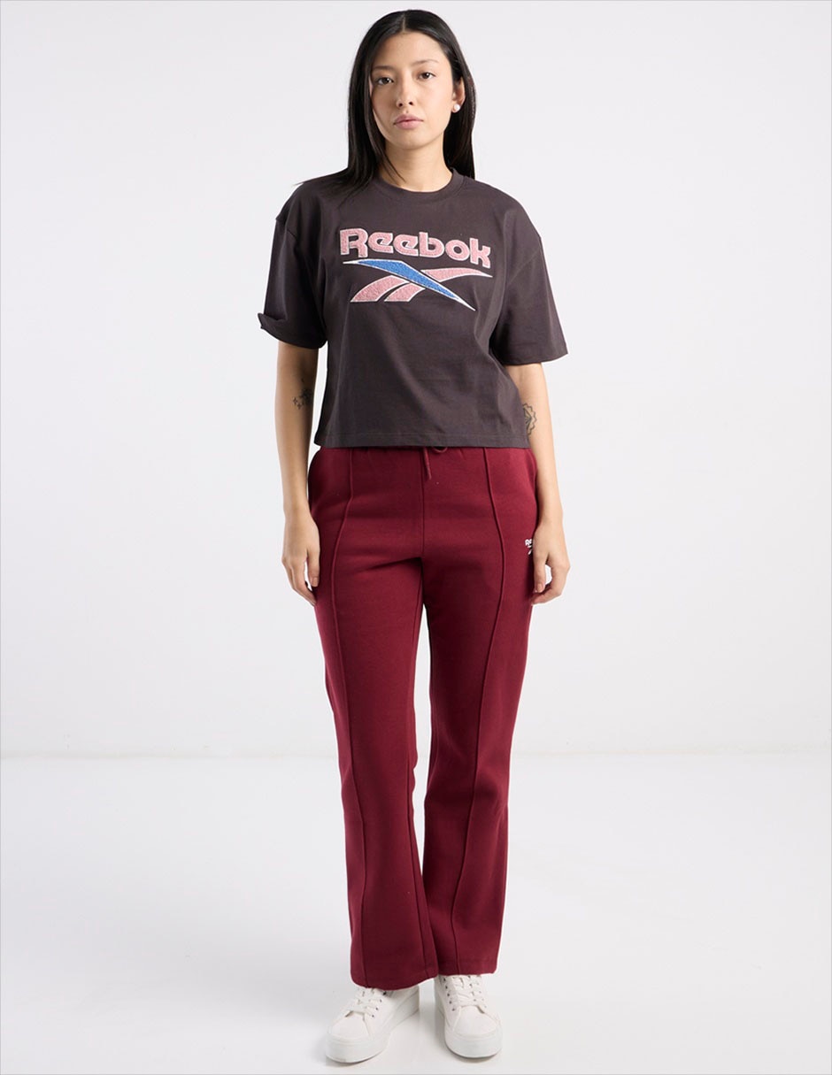 Playera manga al codo Reebok cuello redondo para mujer