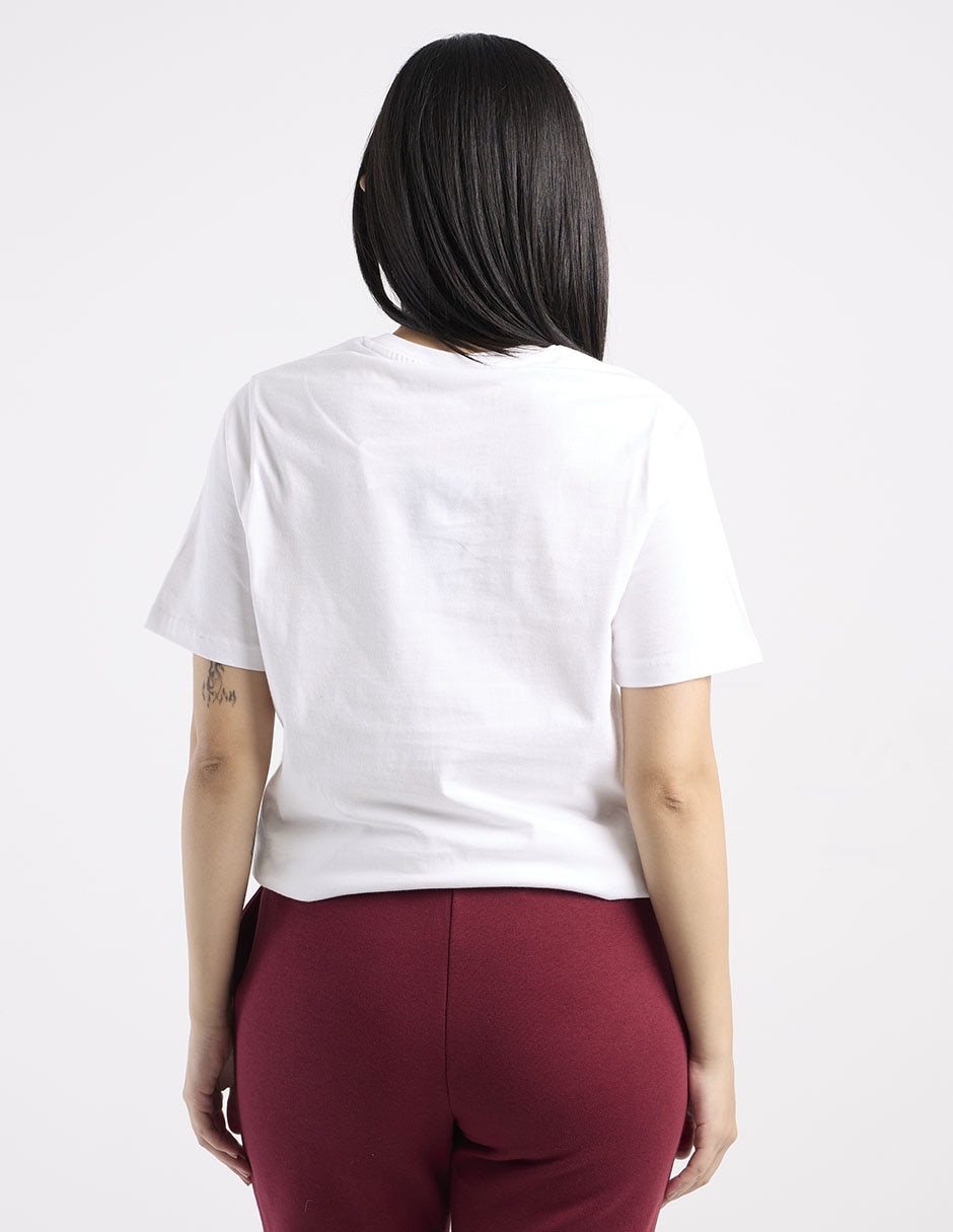 Playera manga corta Reebok cuello redondo para mujer