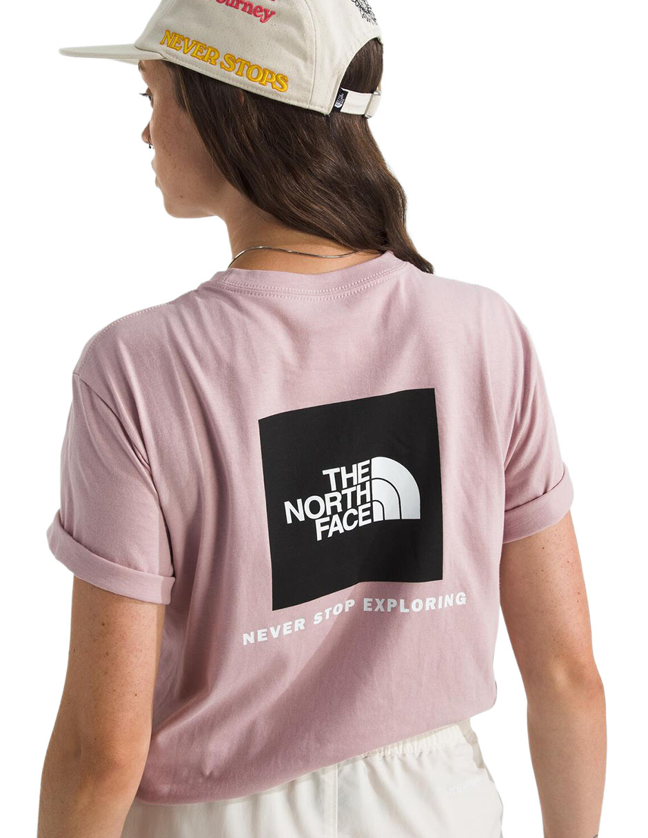 Playera manga corta The North Face Core Box Nse cuello redondo para mujer