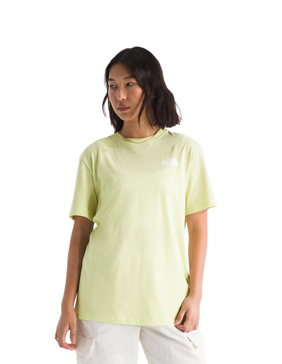 Playera manga corta The North Face Evolution Simple Dome Rlx cuello redondo para mujer