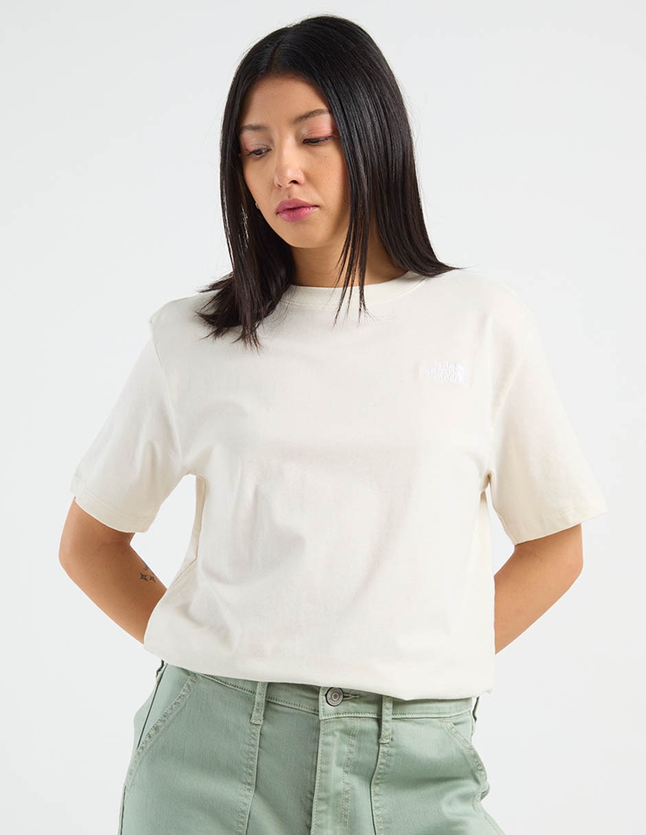 Playera manga corta The North Face W Evolution Simple Dome Rlx Short Sleeve cuello redondo para mujer