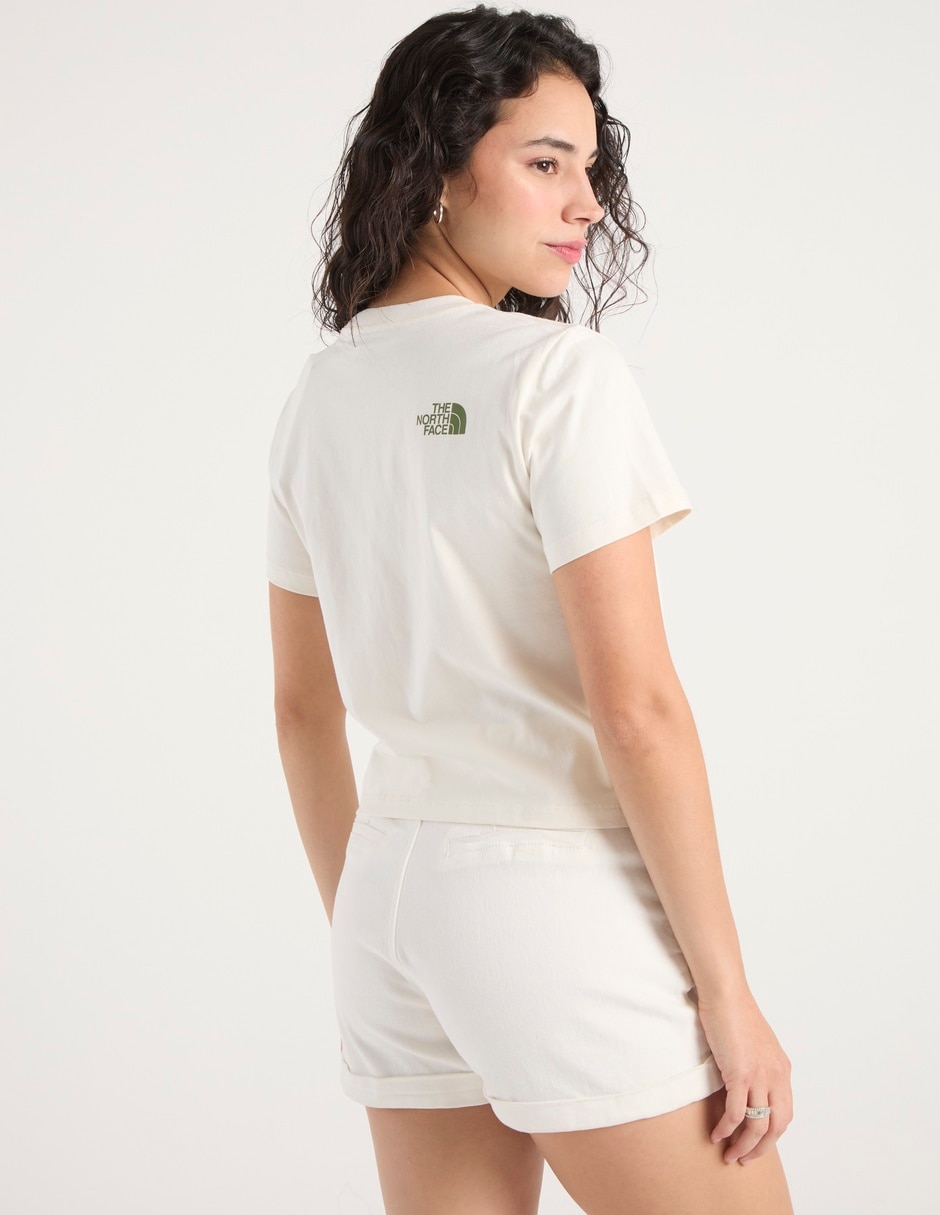 Playera Flora manga corta para mujer 6
