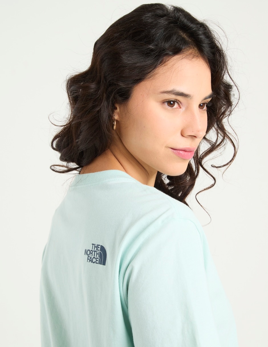 Playera manga corta The North Face cuello redondo para mujer