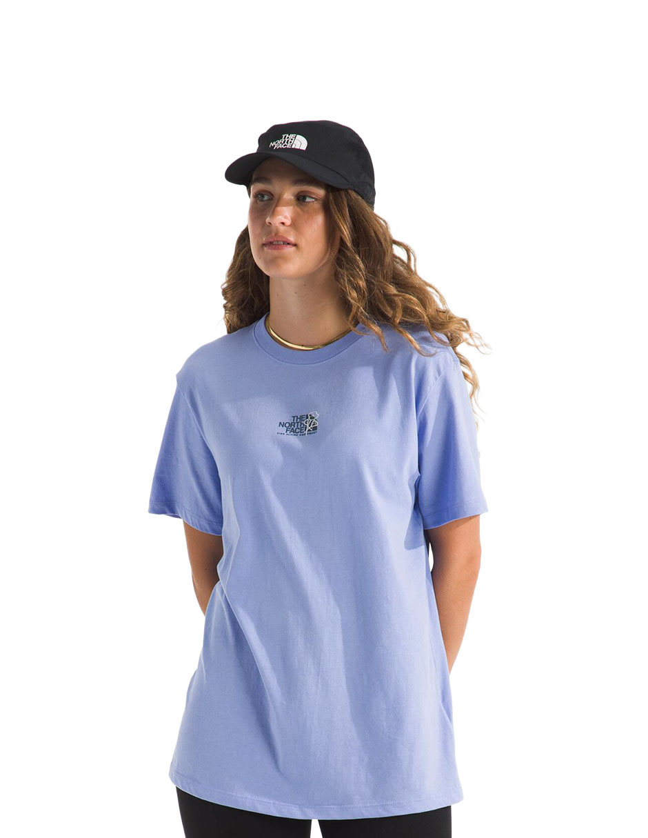 Playera manga corta cuello redondo para mujer