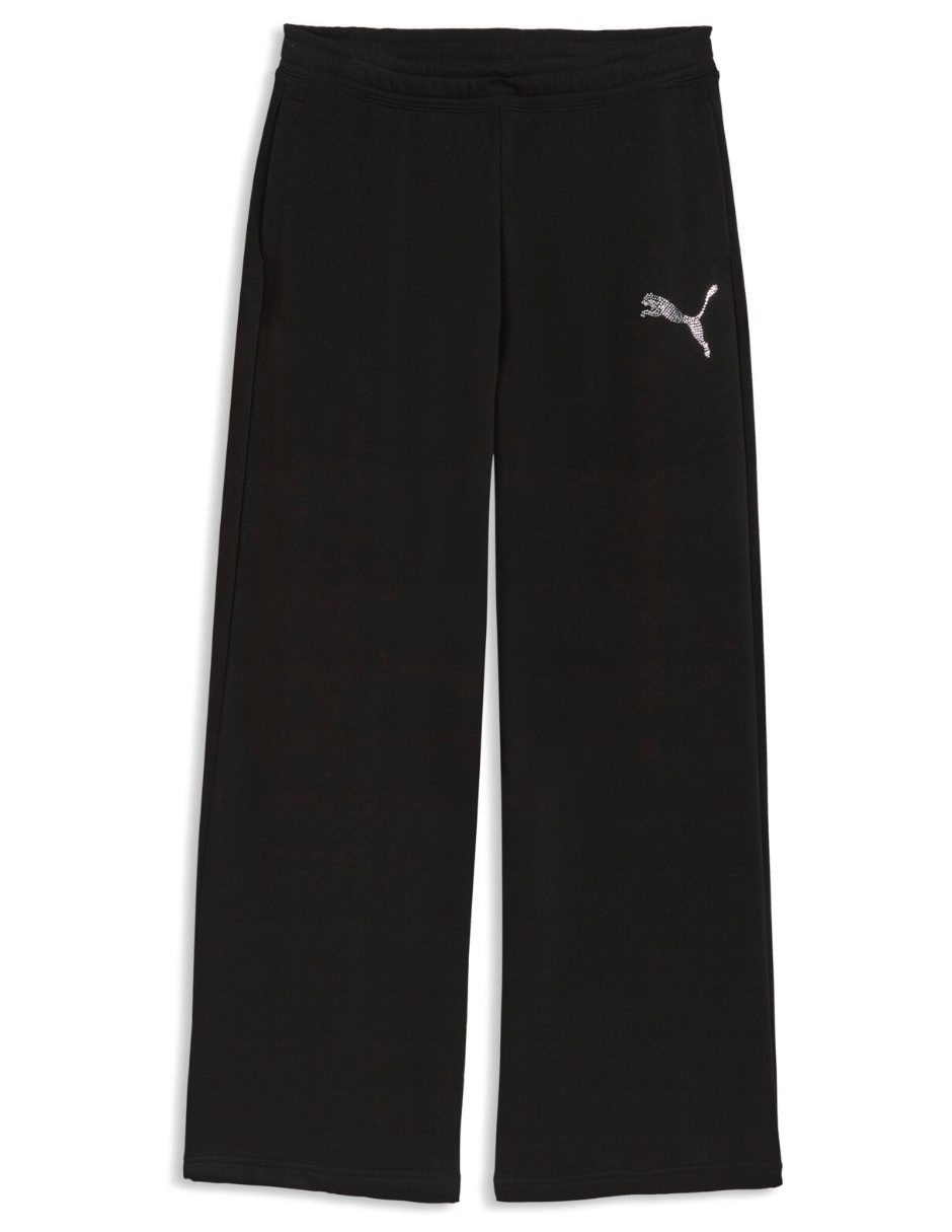 Pants regular ESS Graphic Leo Luxe con elástico para mujer