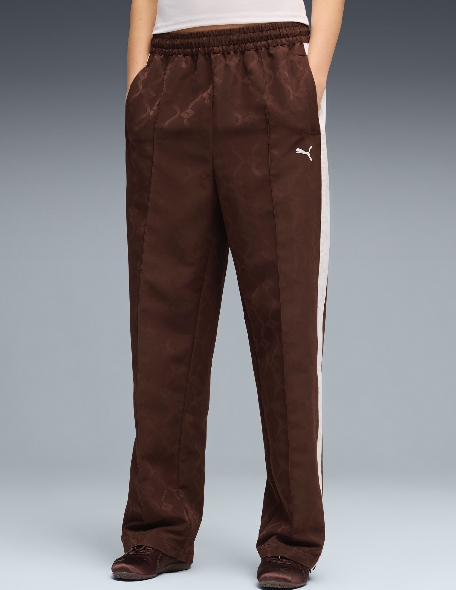 Pants regular Puma T7 con elástico para mujer