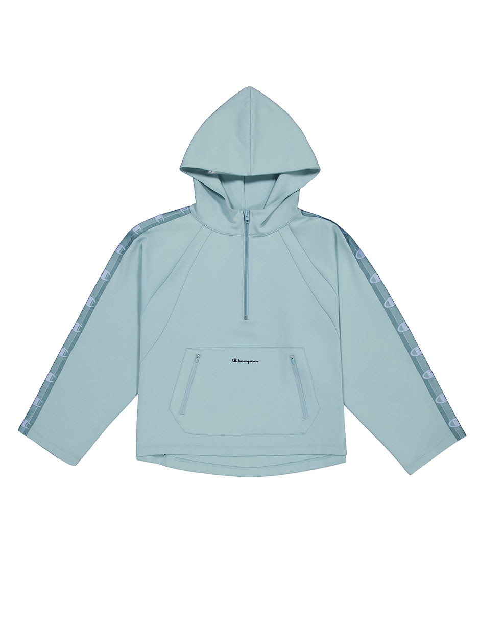 Sudadera con capucha y bolsa champion para mujer