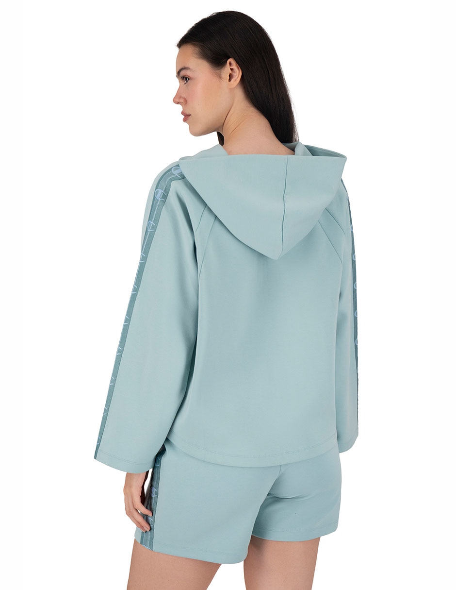 Sudadera con capucha y bolsa champion para mujer