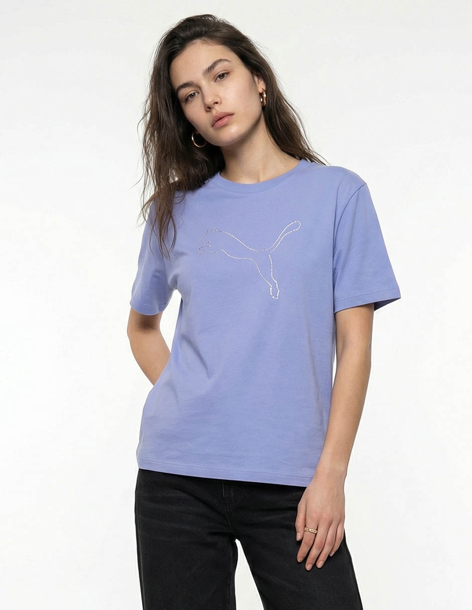 Playera Bedazzled manga corta para mujer Playera Bedazzled manga corta para mujer