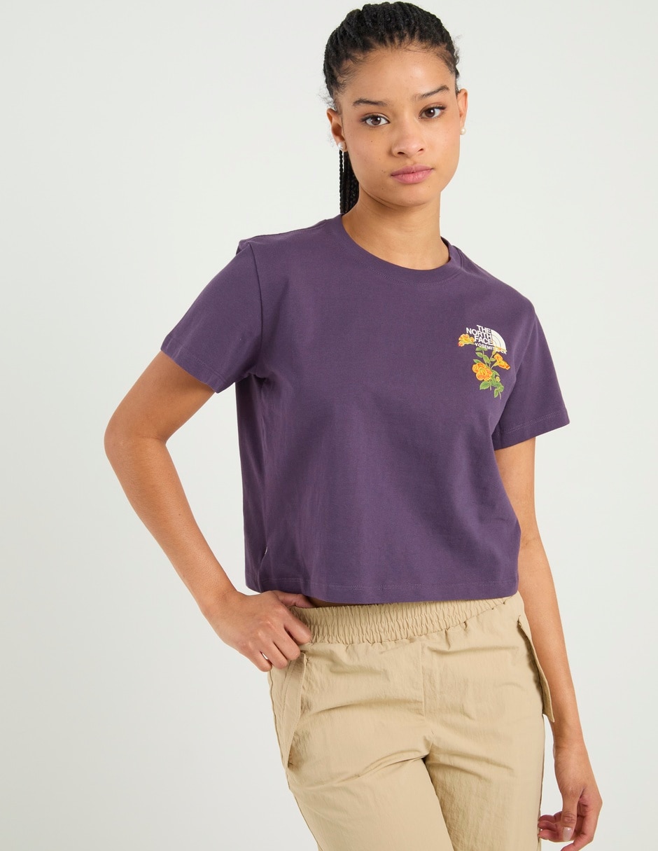 Playera manga corta The North Face cuello redondo para mujer