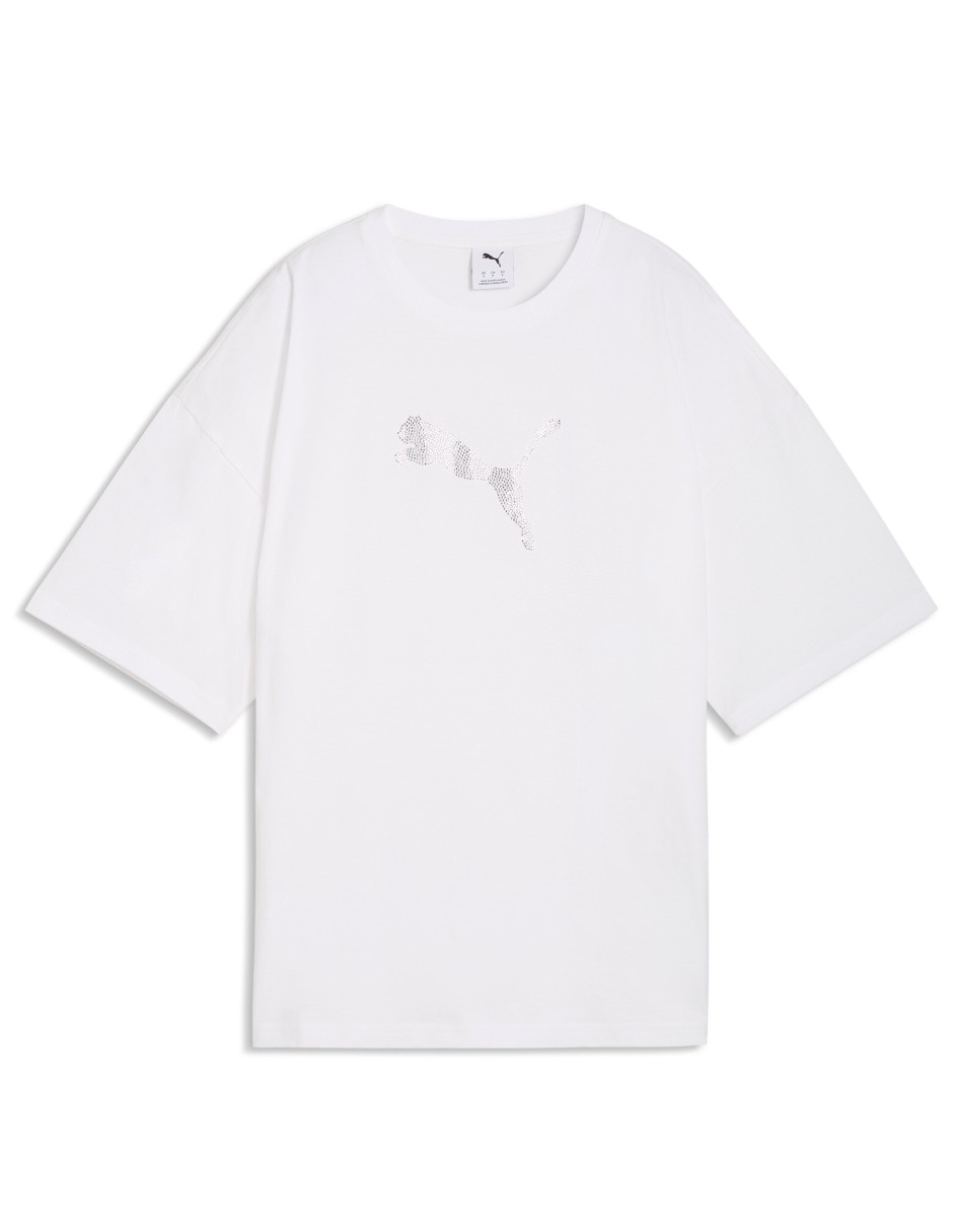 Playera manga corta cuello redondo para mujer Playera manga corta cuello redondo para mujer