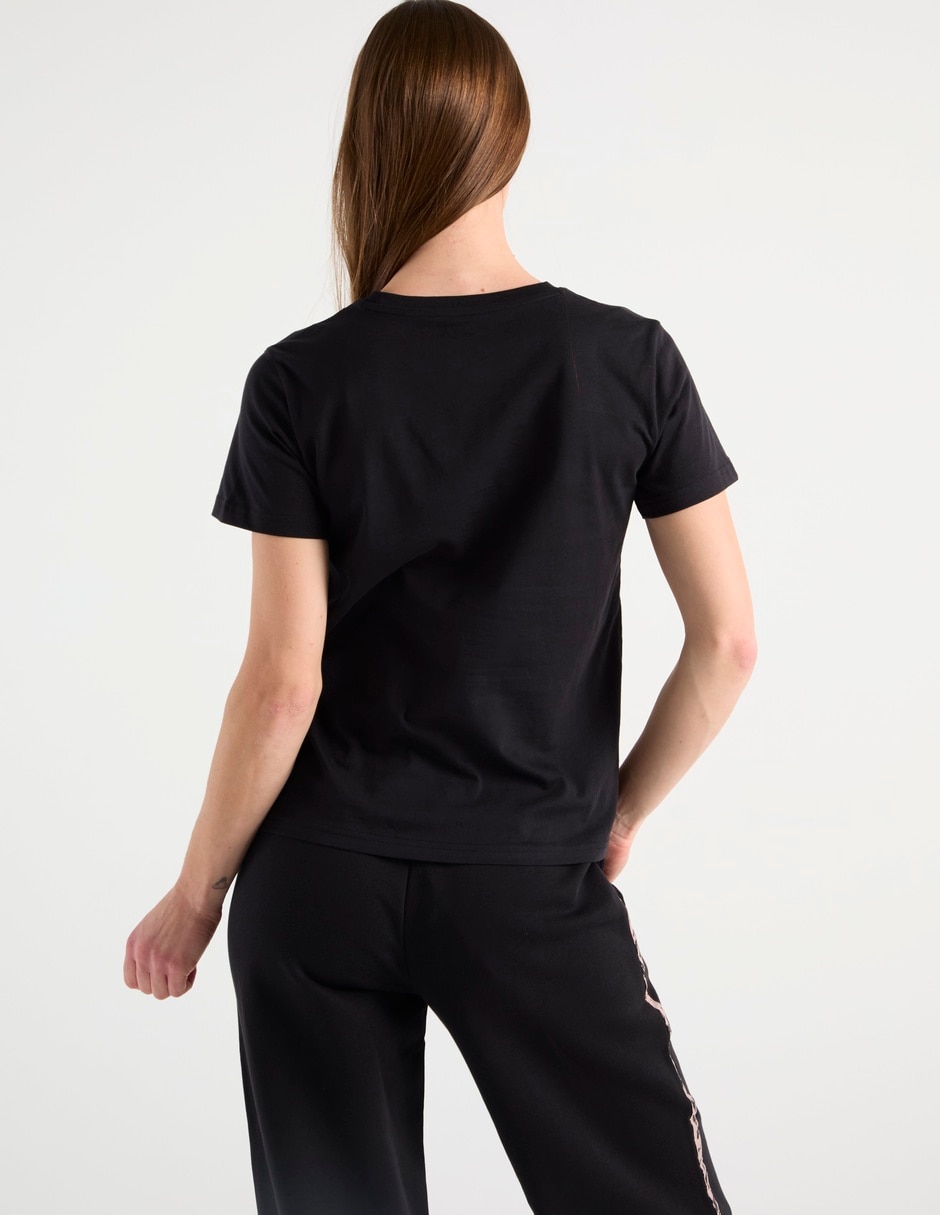 Playera manga corta Ess Elevated cuello redondo mujer 5