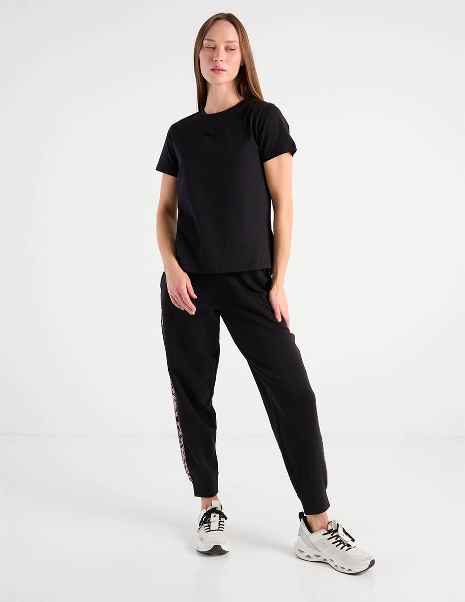 Playera manga corta Ess Elevated cuello redondo mujer 4