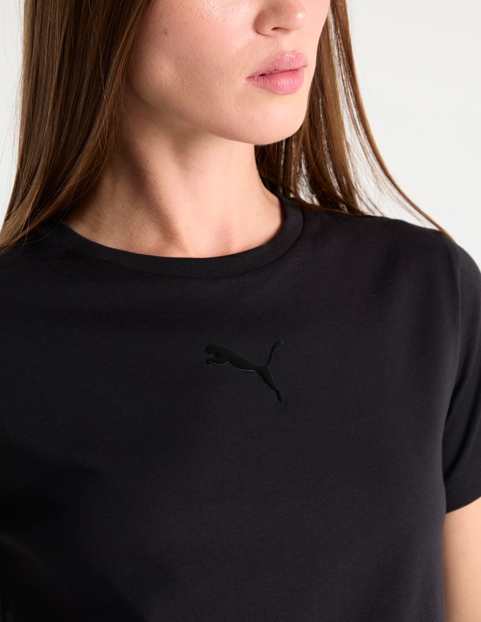 Playera manga corta Ess Elevated cuello redondo mujer 3