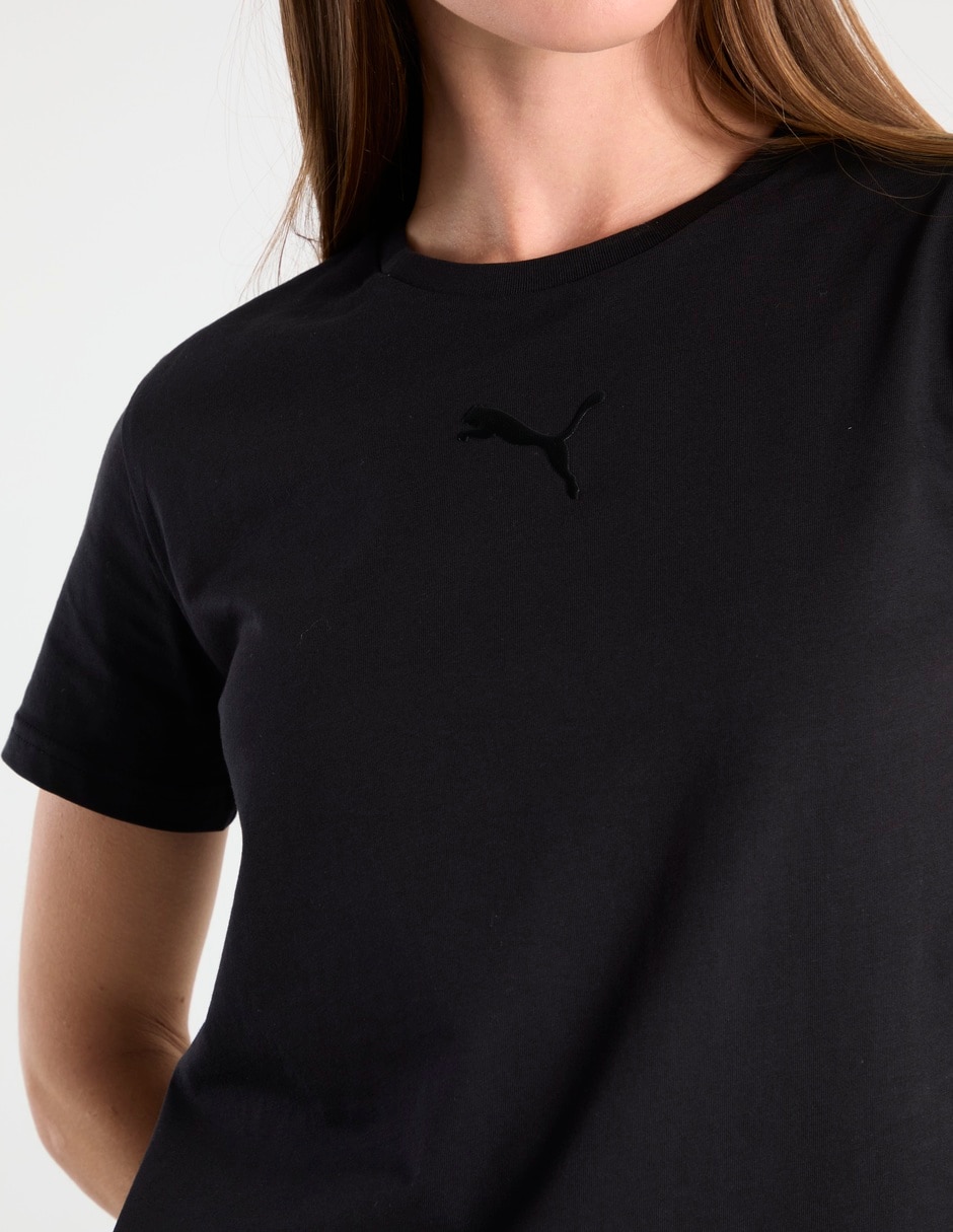 Playera manga corta Ess Elevated cuello redondo mujer 2