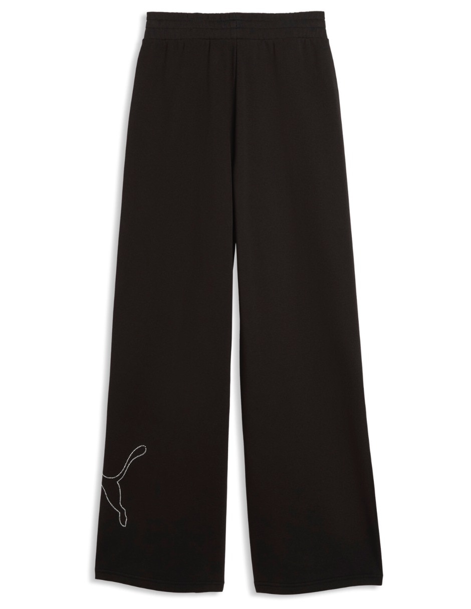 Pants straight Puma con elástico para mujer