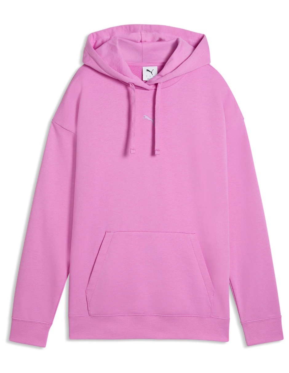 Sudadera con capucha y bolsa para mujer 1