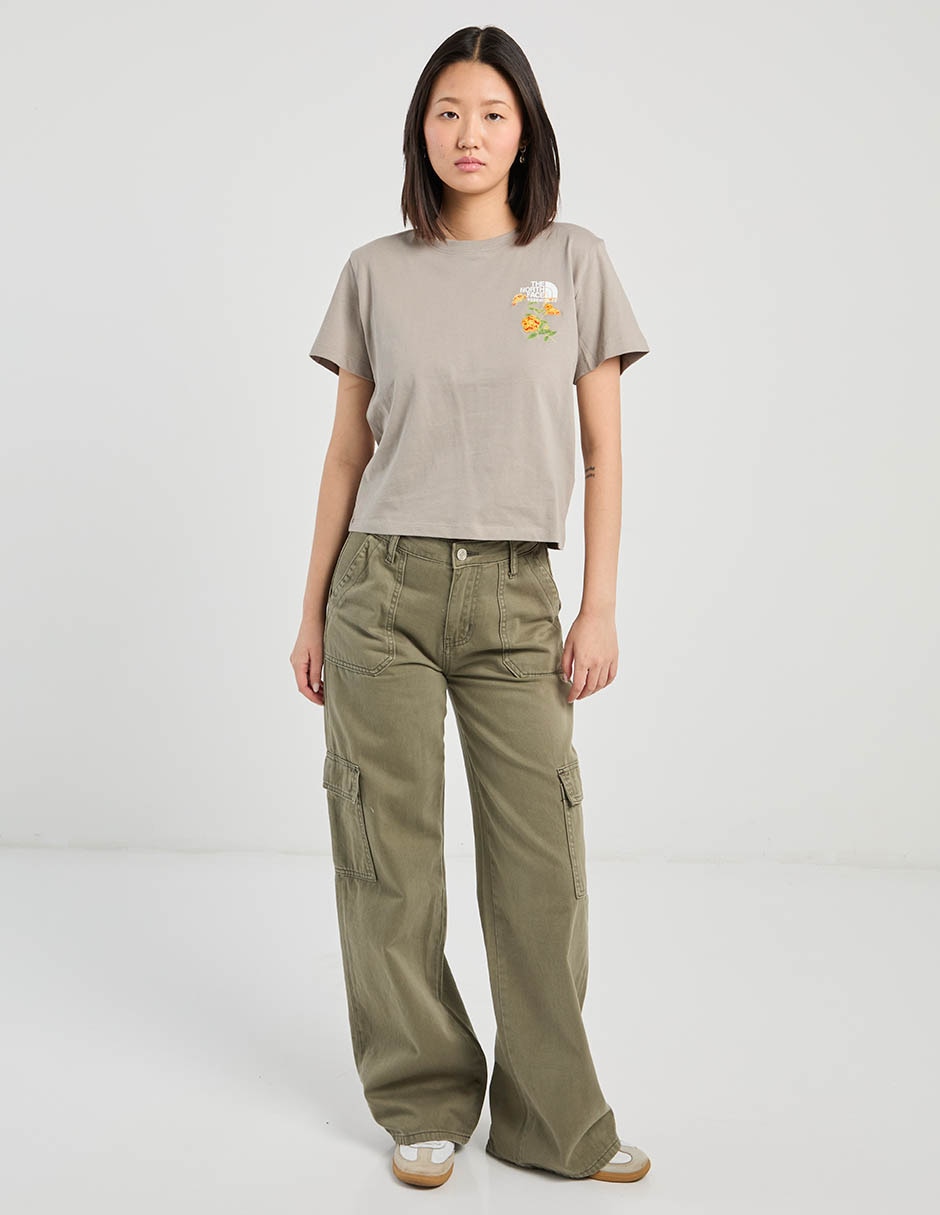 Playera manga corta cuello redondo para mujer 3
